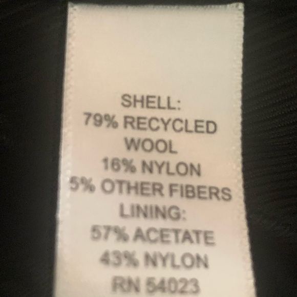 Banana Republic Double Breasted Recycled Wool Jacket S - Picture 6 of 7